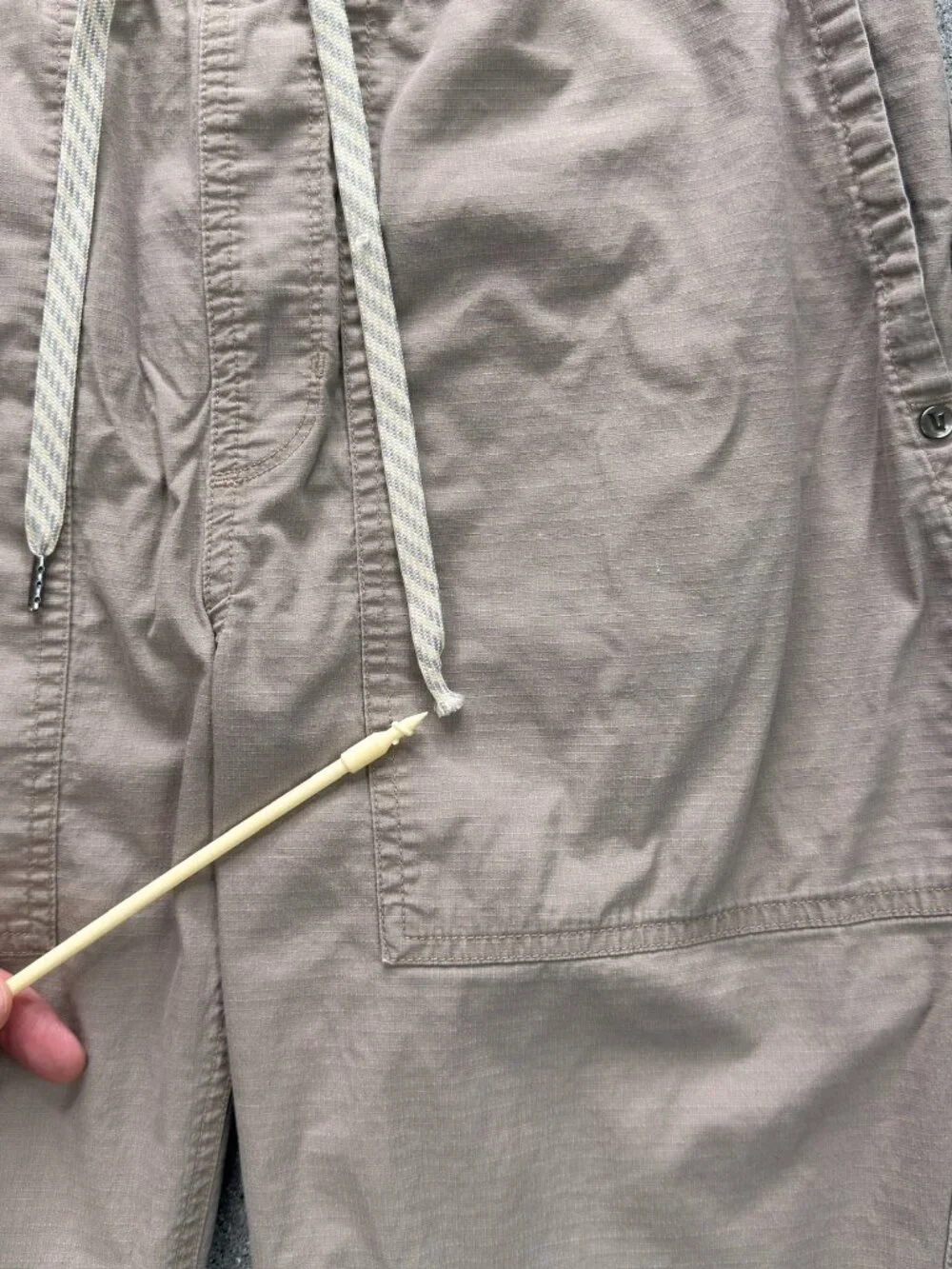 VUORI RIPSTOP CLIMBER PANTS MEN'S M TAPERED CARGO OUTDOOR TRAVEL ZIP BEIGE - Picture 9 of 13